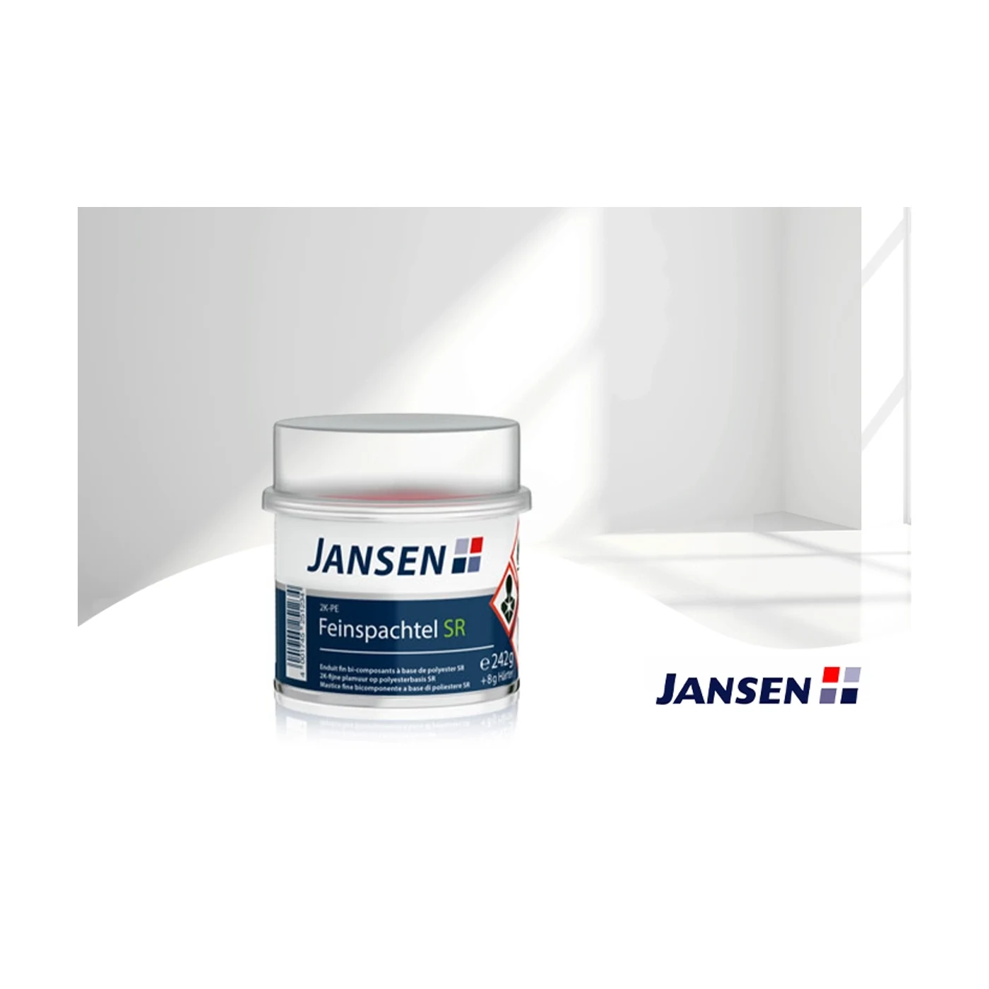 JANSEN 2K-PE Feinspachtel SR Polyester