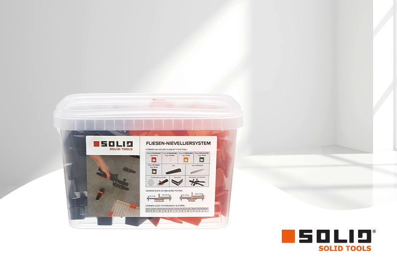 SOLID Nivelliersystem - Starterset 151tlg. SOLID Nivelliersystem - Starterset 151tlg.