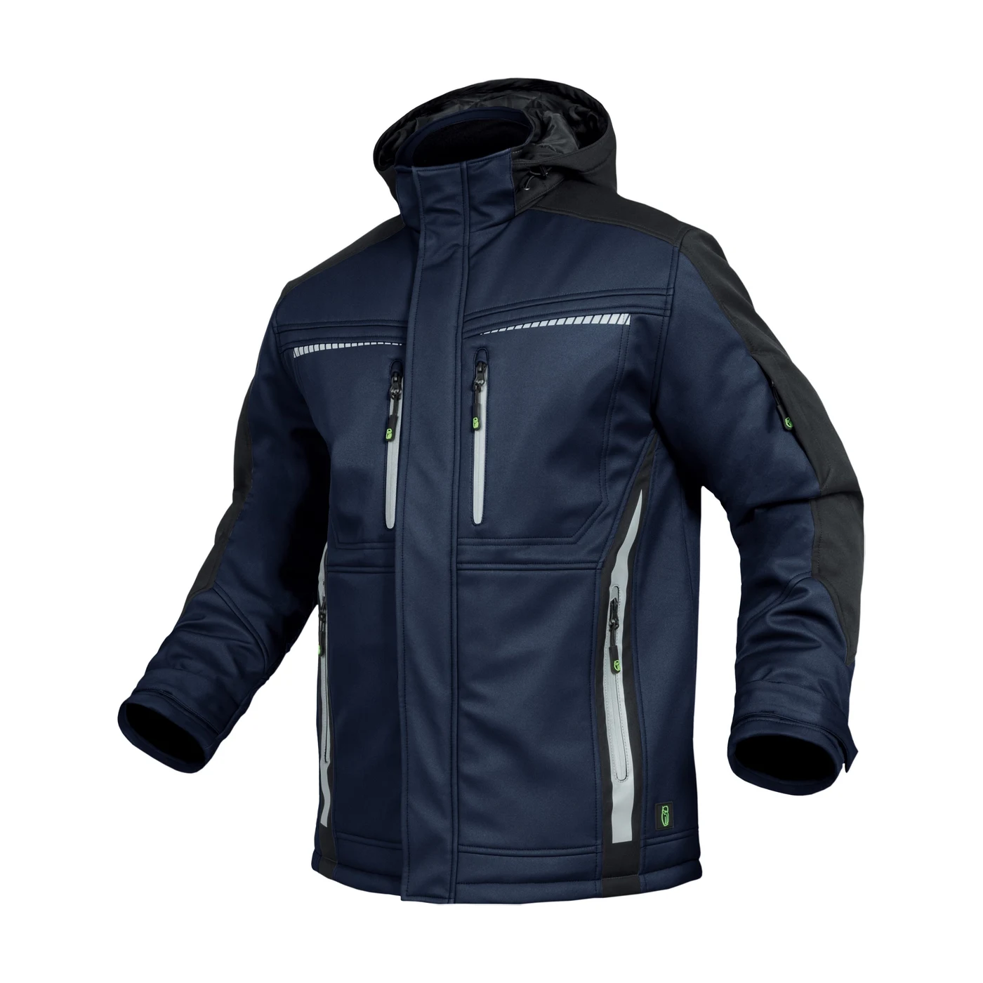 Leibwächter Premium Winter-Softshelljacke marine