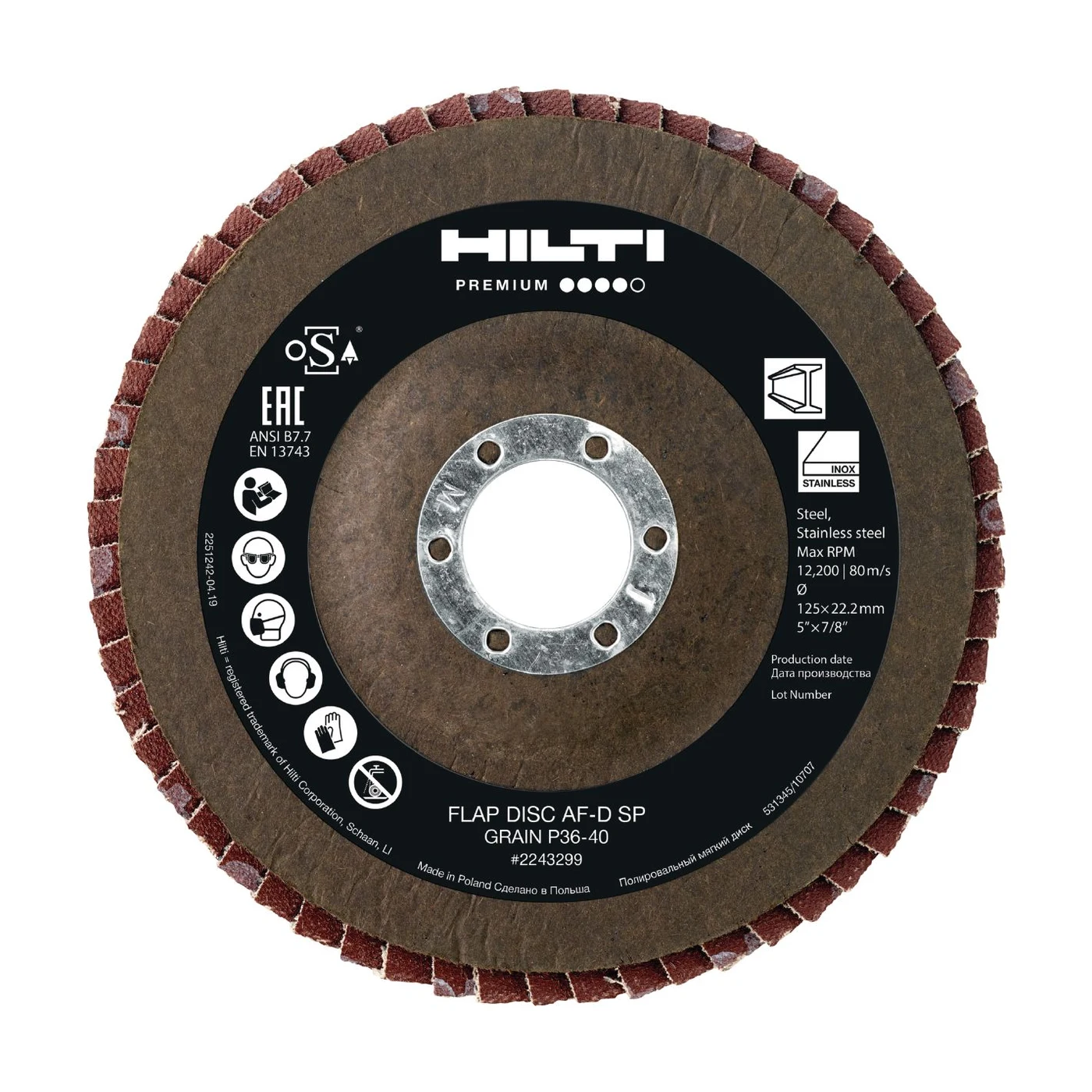 HILTI  Fächerscheiben AF-D