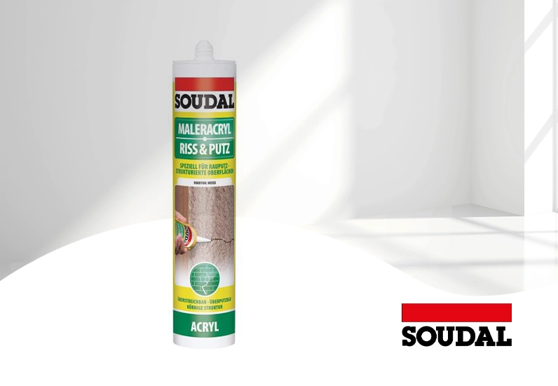 Soudal Maleracryl "Riss & Putz" weiß 300ml Soudal Maleracryl "Riss & Putz" weiß 300ml