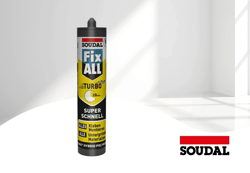 Soudal Fix ALL Turbo Montagekleber weiß 430 g Soudal Fix ALL Turbo Montagekleber weiß 430 g