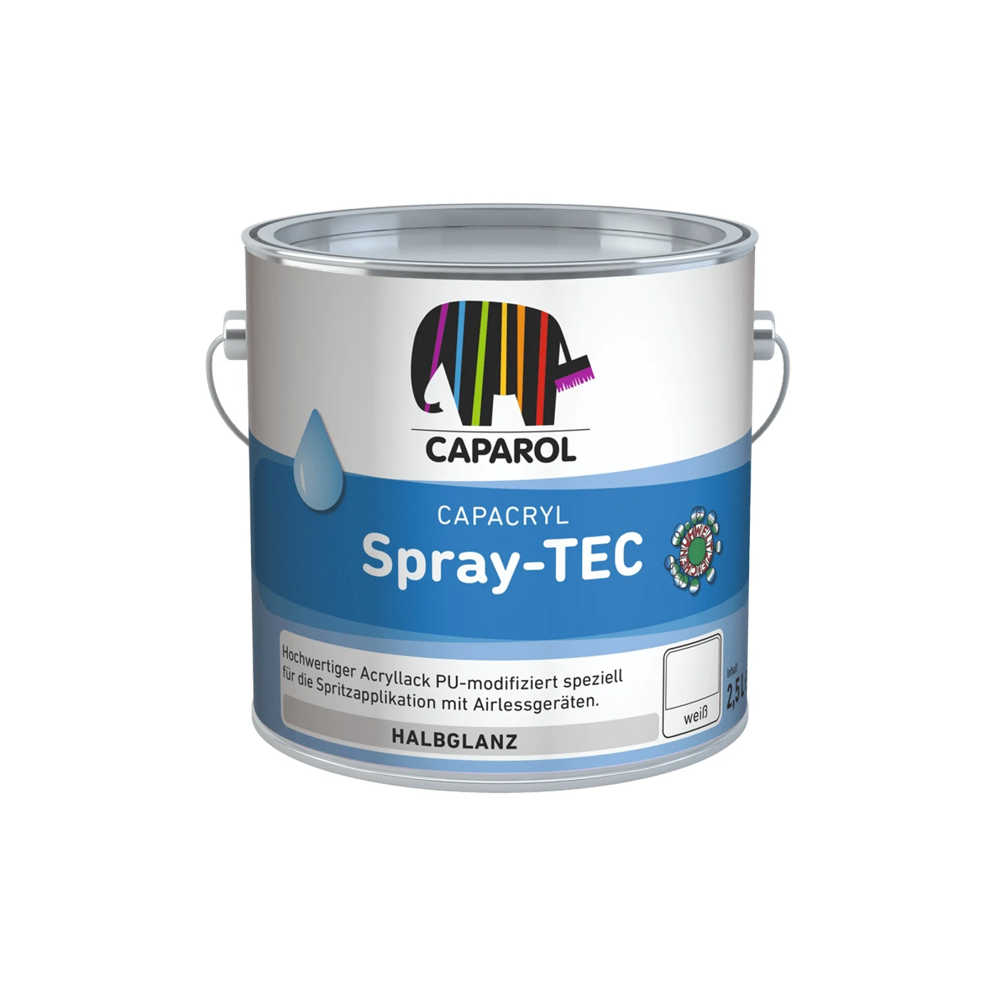 Caparol Capacryl Spray-TEC Spritzlack – Packshot Hersteller