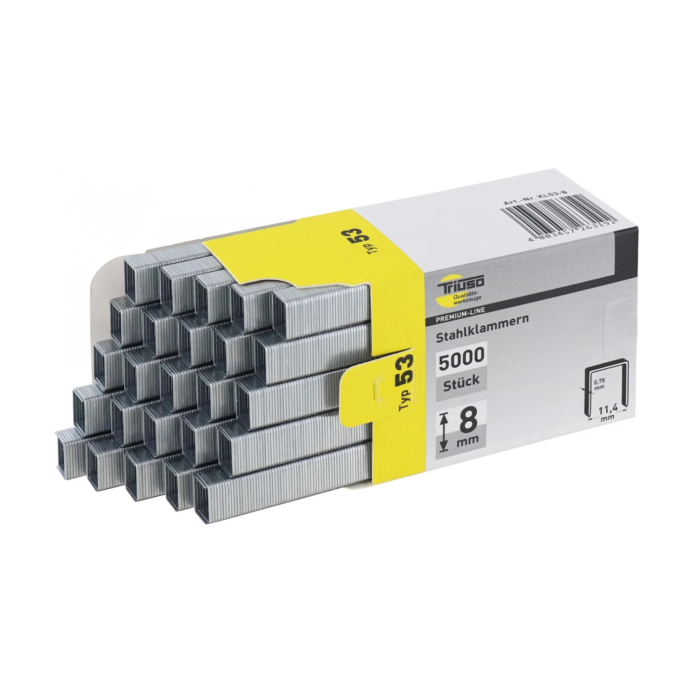Premium-Line Tackerklammern 8-10mm (TYP53)