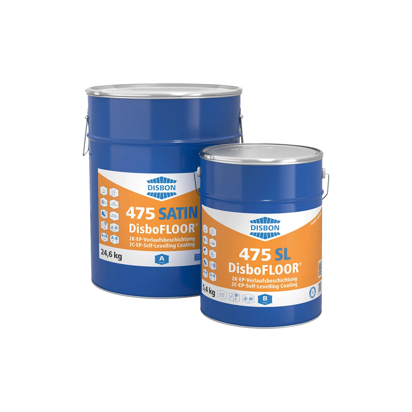 Disbon DisboFLOOR 475 SL Satin 2K-EP-Verlaufsbeschichtung seidenmatt