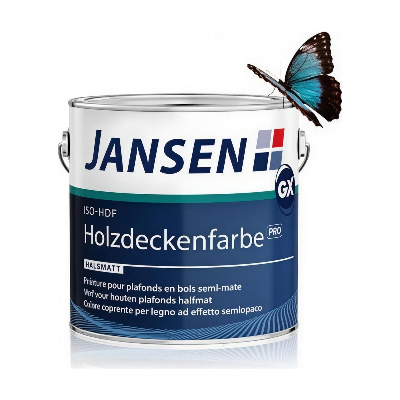 JANSEN ISO-HDF Holzdeckenfarbe PRO weiß