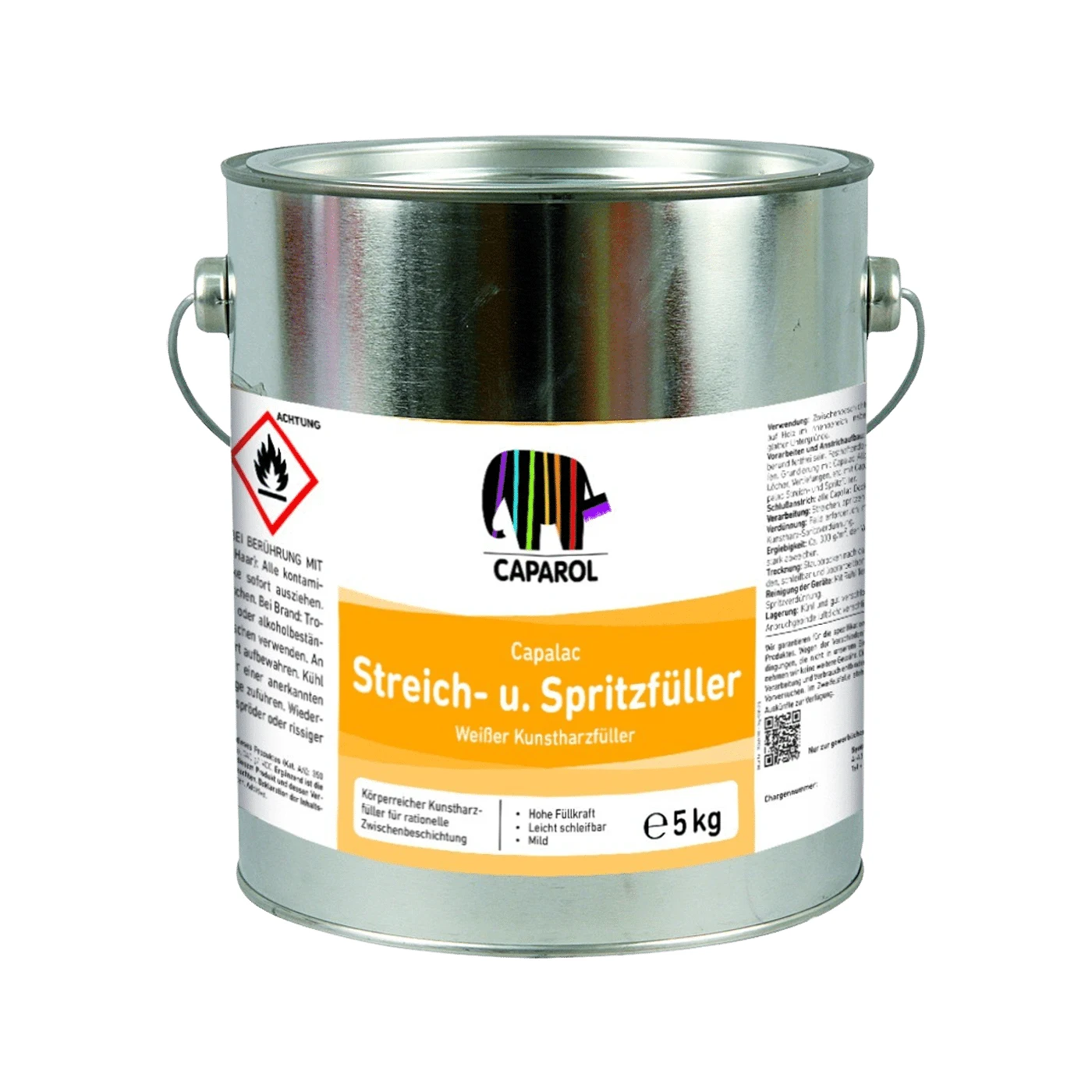 Caparol Capalac Streich- und Spritzfüller weiß – Packshot Hersteller