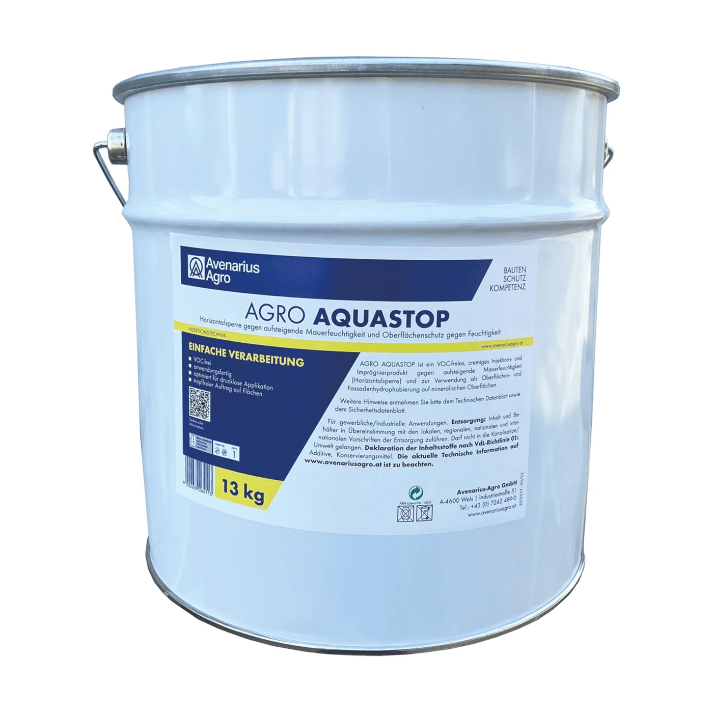 Avenarius-Agro Aquastop Injektionscreme Horizontalsperre – Packshot Hersteller