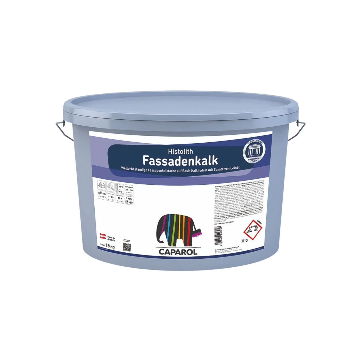 Caparol Histolith Fassadenkalk Kalkfarbe außen – Packshot Hersteller