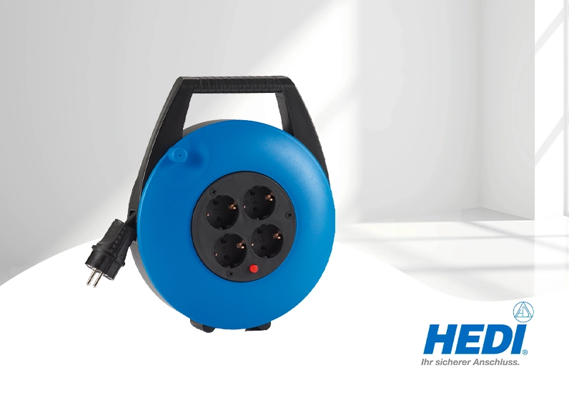 HEDI Mini-Kabeltrommel / Innenbereich IP20 10m 