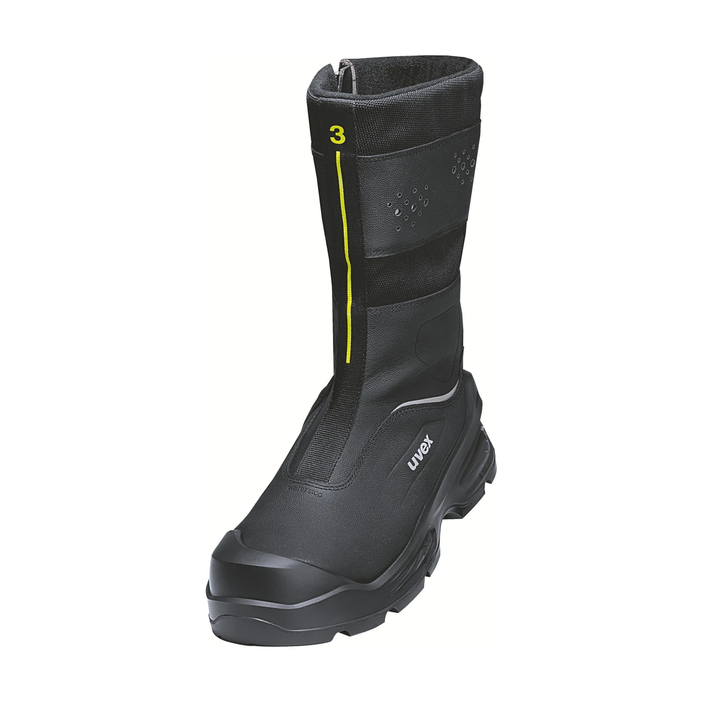 uvex 3 S3 Winterstiefel mit Reißverschluss schwarz – Packshot Hersteller