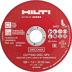 HILTI Trennscheiben SPX für Edelstahl HILTI Trennscheiben SPX für Edelstahl